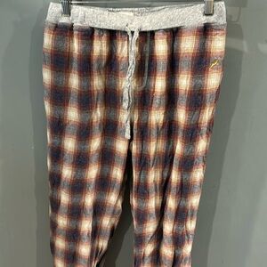 True Grit Lodge Plaid Flannel Pant size small